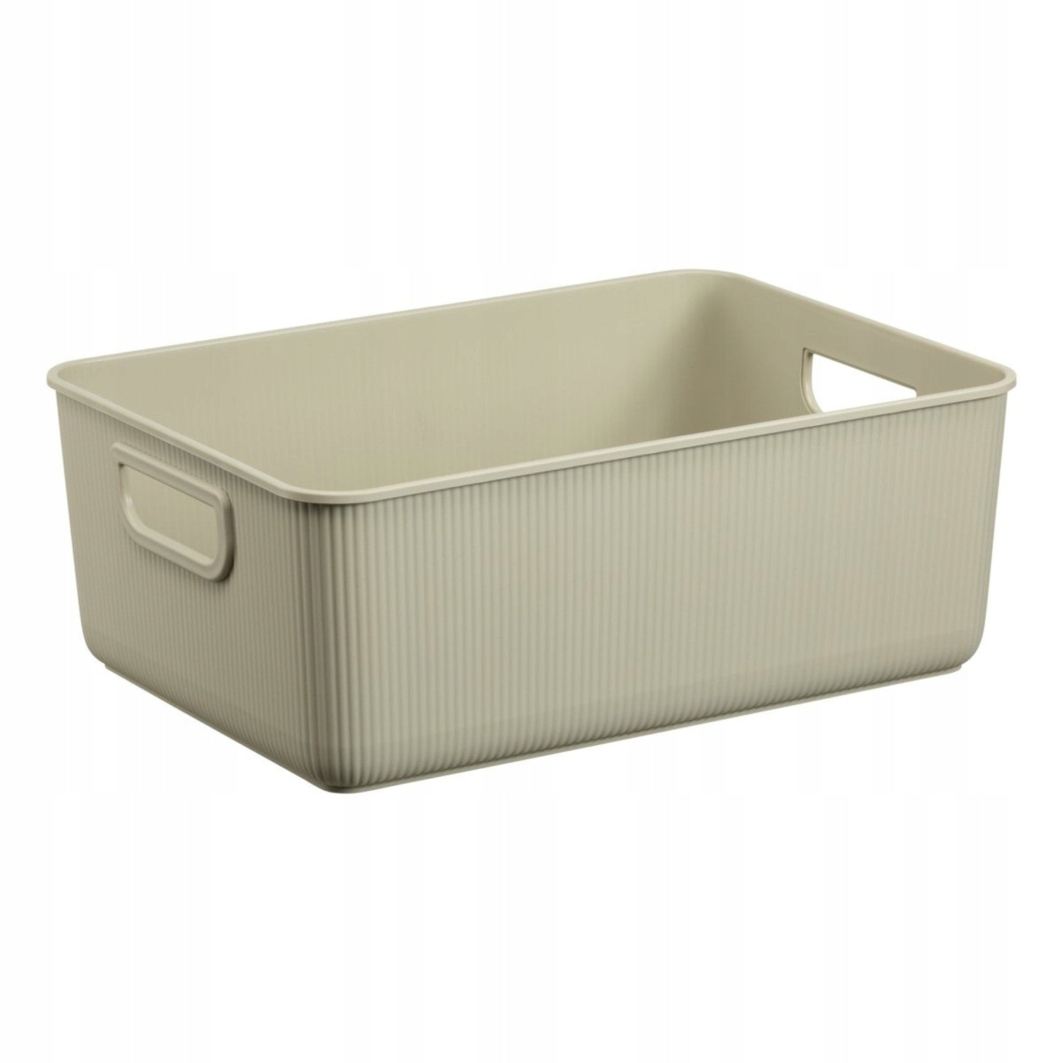 Akita Plast Team storage container, beige, 10L, 100% recycled, 6084080 ...