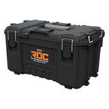 Keter ROC Pro Gear 2.0 Tool Box, 54 kg load capacity, features Pro Mount handles, includes an organizer, can be mounted on the wall, 256984