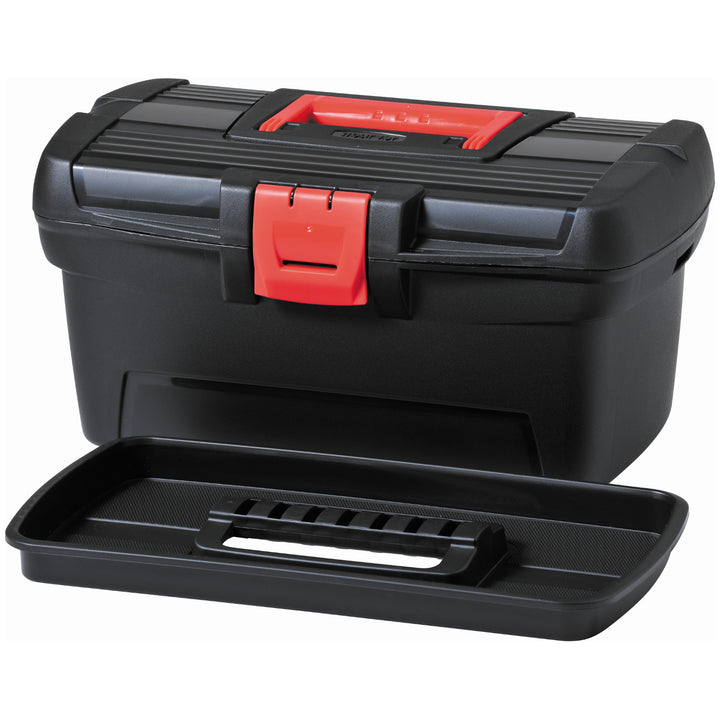 Curver toolbox, organizer with compartments, black, Herobox Basic 13'' 221694