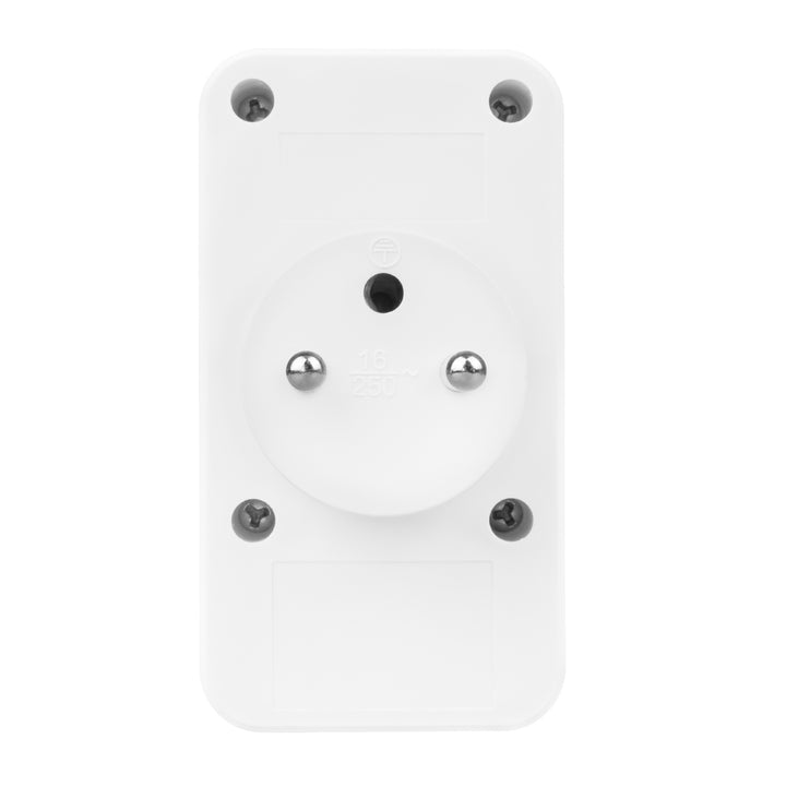 Current socket x2 + 4xUSB Maclean, splitter with 2 sockets, 2xUSB A, 2xUSB C PD 20W, 1x16A + 1x6A, MCE249 F/W, 3 pieces