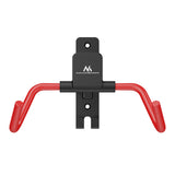 Maclean Horizontal Wall-Mounted Bike Rack, Steel, Max. Load 30 kg, Adjustable Angle, MC-172