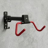 Maclean Horizontal Wall-Mounted Bike Rack, Steel, Max. Load 30 kg, Adjustable Angle, MC-172