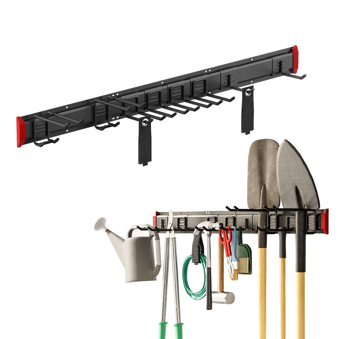 Maclean Wall-Mounted Tool Organizer, steel, max. load 228 kg, width 1222 mm, MC-179