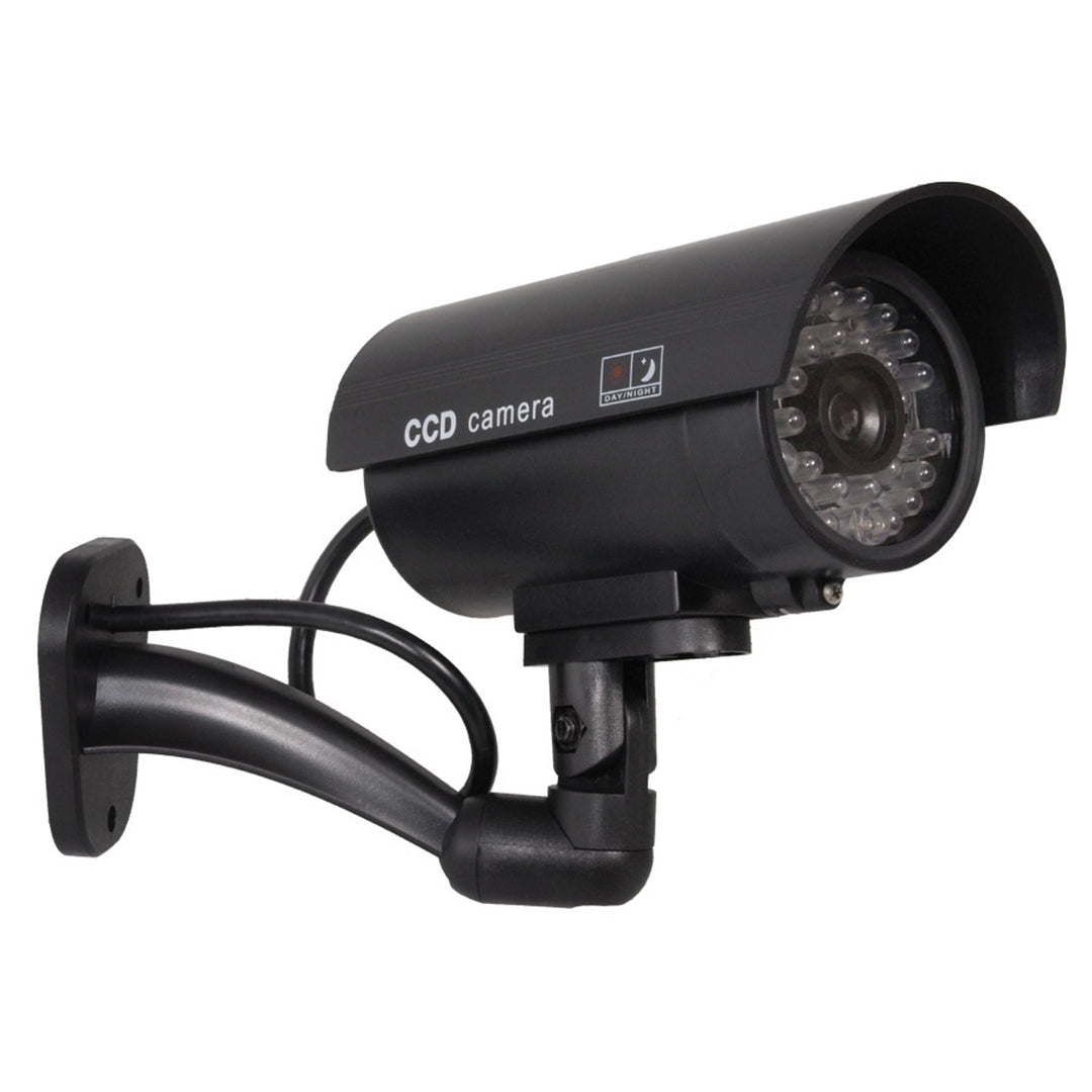 Dummy camera IR9000 B IR LED black flashing light, 2 pieces