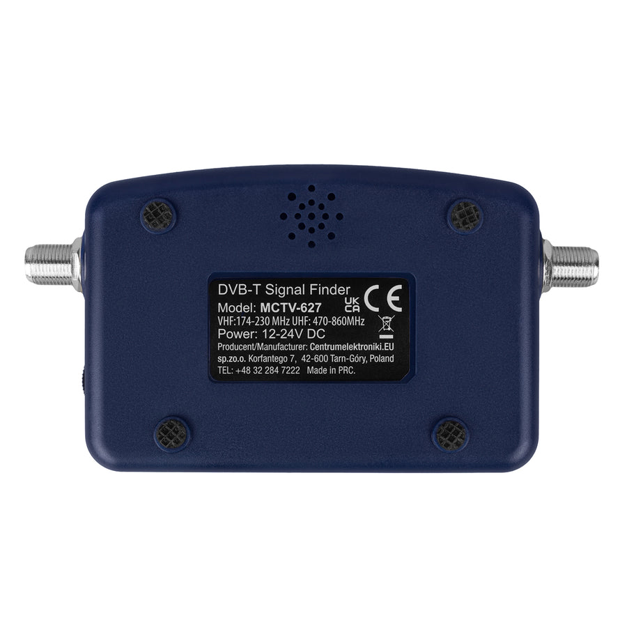 Maclean DVB-T TV meter, case, cable 25 cm F-F, MCTV-627 + 10x AA Varta Industrial battery