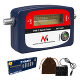 Maclean DVB-T TV meter, case, cable 25 cm F-F, MCTV-627 + 10x AA Varta Industrial battery