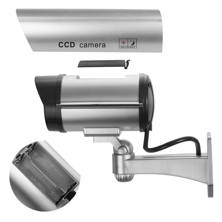 Dummy camera with flashing LED IR1100 S IR external + 2x AA battery Varta Industrial