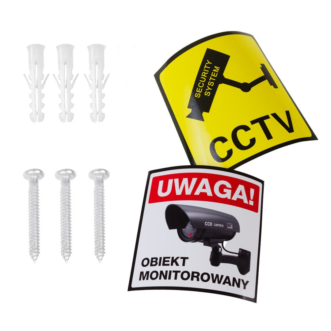 Dummy camera with flashing LED IR1100 S IR external + 2x AA battery Varta Industrial