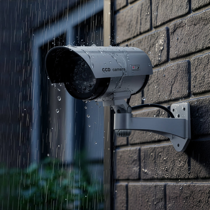 Dummy camera with flashing LED IR1100 S IR external + 2x AA battery Varta Industrial