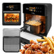 GreenBlue AIR FRYER Oil-Free Air Fryer, 1800W, 10L capacity, 8 programs, accessories, timer, GB950