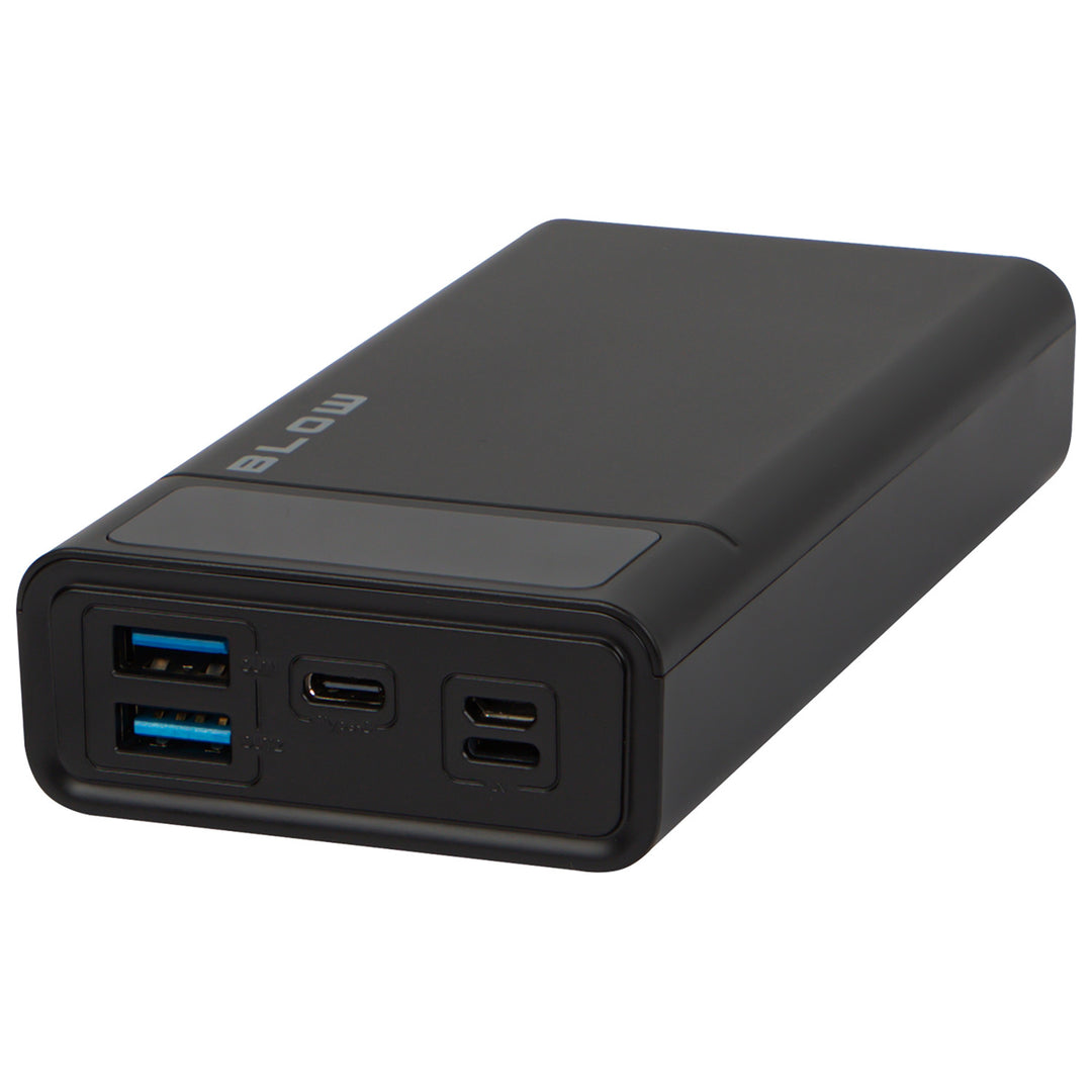 20,000 mAh PB20E Power Bank with QC+PD 20W and Lightning Connector, Black, by Blow