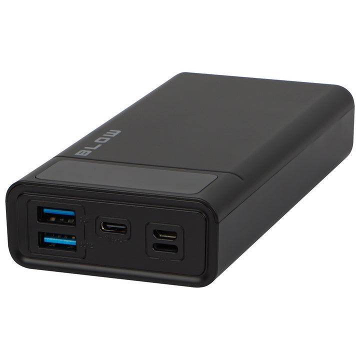20,000 mAh PB20E Power Bank with QC+PD 20W and Lightning Connector, Black, by Blow