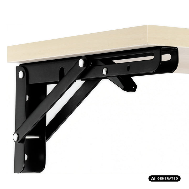 Maclean Folding Wall Shelf Bracket, min. 250 mm, max. 500 mm, max. 50 kg, 2 pieces, MC-194