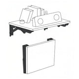 Maclean Folding Wall Shelf Bracket, min. 350 mm, max. 700 mm, max. 50 kg, 2 pieces, MC-196