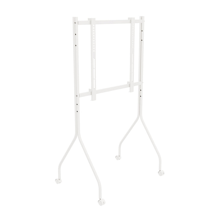 Maclean TV Stand / Cart, on wheels, 37–80", max. load 50 kg, max. VESA 600x400, white, MC-180 W