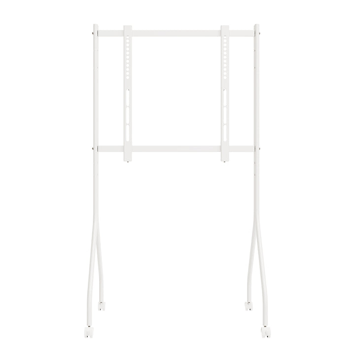 Maclean TV Stand / Cart, on wheels, 37–80", max. load 50 kg, max. VESA 600x400, white, MC-180 W