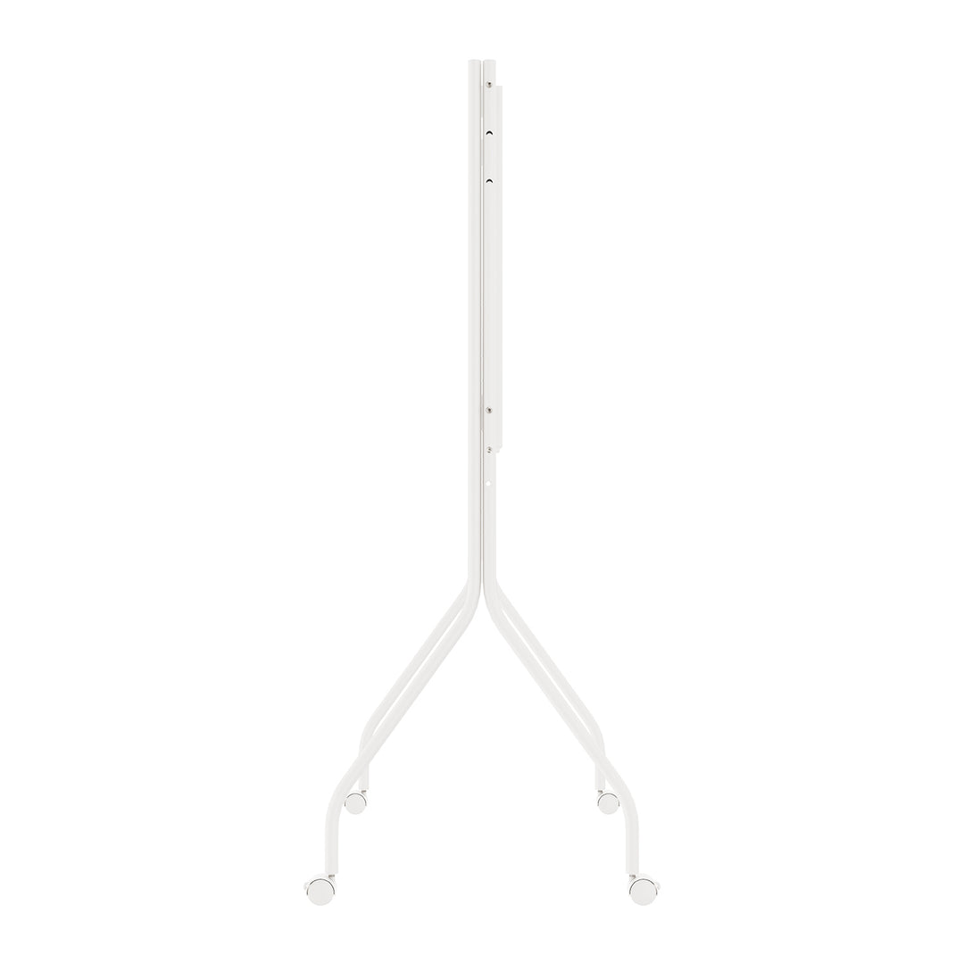 Maclean TV Stand / Cart, on wheels, 37–80", max. load 50 kg, max. VESA 600x400, white, MC-180 W
