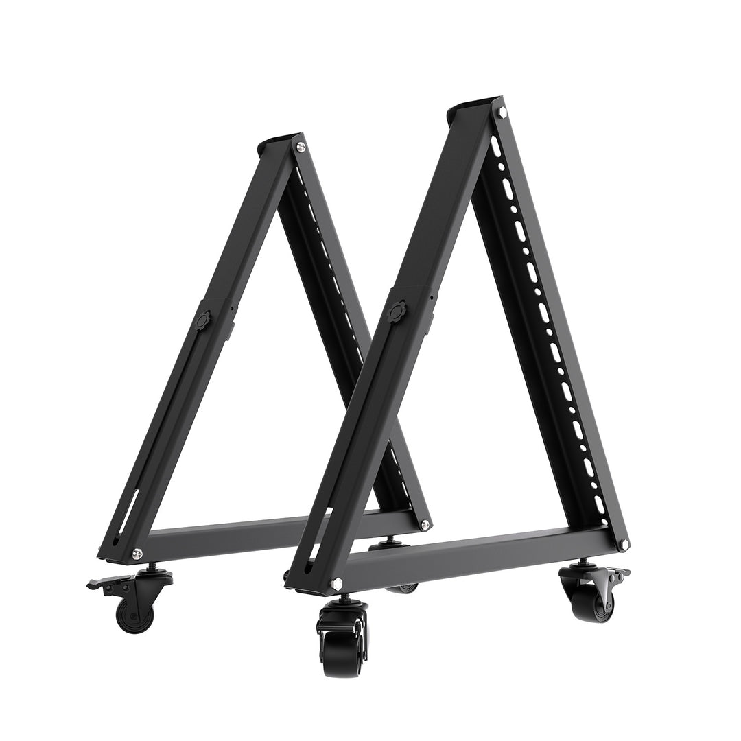 Maclean TV Cart / Floor Stand, 37–80", max. VESA 800x400, max. 75 kg, mobile, wheel lock, MC-183