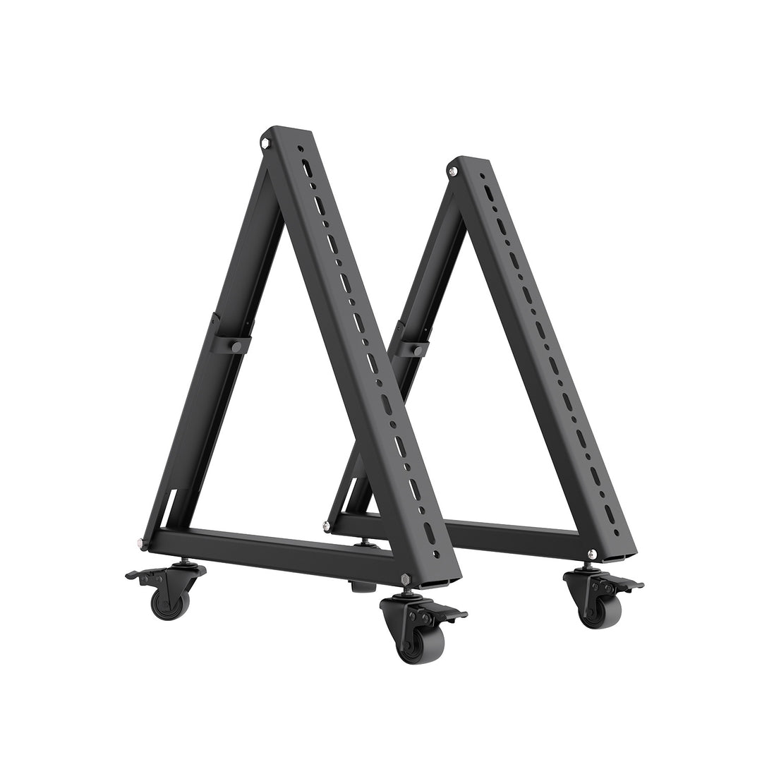 Maclean TV Cart / Floor Stand, 37–80", max. VESA 800x400, max. 75 kg, mobile, wheel lock, MC-183