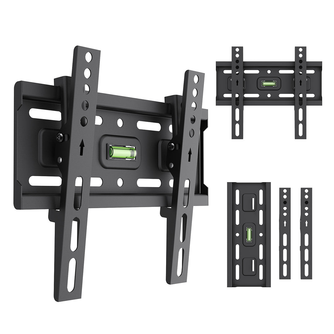 Maclean TV Mount / Bracket, max VESA 200x200, 13-43", up to 45 kg, black, tilt adjustment +2°–-10°, MC-189
