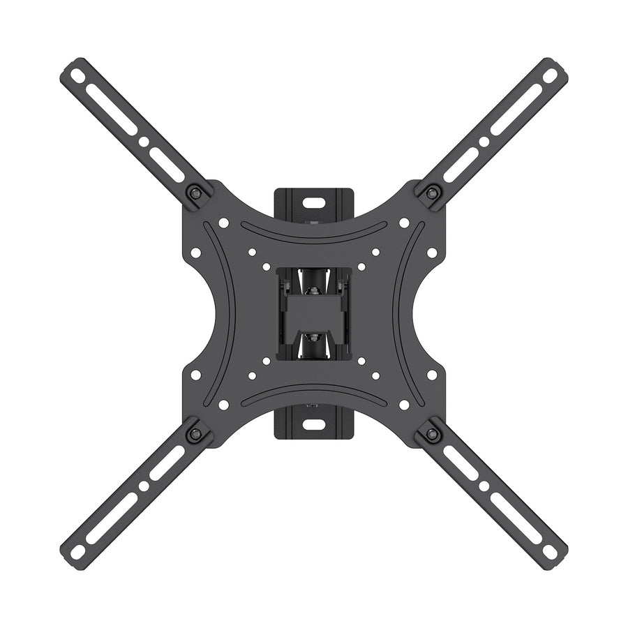 Maclean TV Mount / Bracket, max VESA 400x400, 32-55", up to 25 kg, black, tilt adjustment 0°–-15° and swivel adjustment +90°–-90°, MC-190