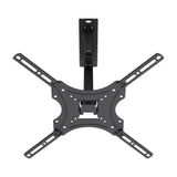 Maclean TV Mount / Bracket, max VESA 400x400, 32-55", up to 25 kg, black, tilt adjustment 0°–-15° and swivel adjustment +90°–-90°, MC-190