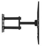 Maclean TV Mount / Bracket, max VESA 400x400, 32-55", up to 30 kg, black, tilt adjustment +2°–-10° and swivel adjustment +90°–-90°, MC-191