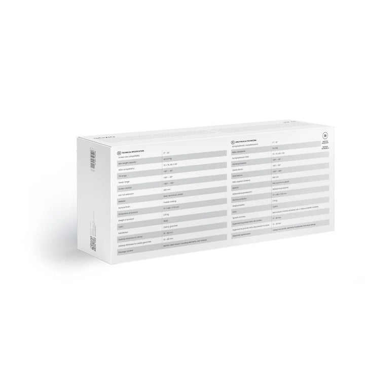 SAVIO 17-32'' monitor desk mount, 2-9 kg, on gas spring, UM-01