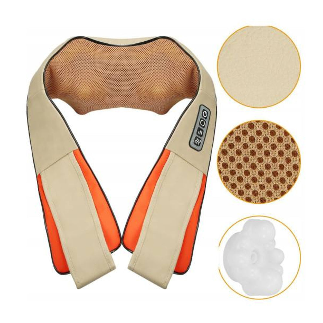 LTC Shiatsu 6D arm massager, 3 speeds, 5V, 24W, Heating function, LED backlight, Non-slip straps