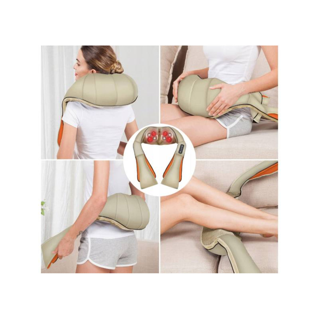LTC Shiatsu 6D arm massager, 3 speeds, 5V, 24W, Heating function, LED backlight, Non-slip straps