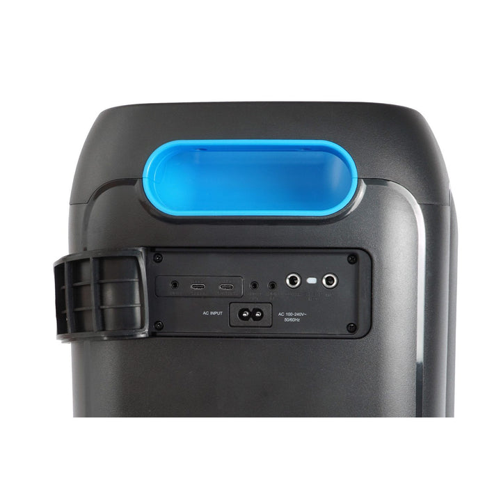 Blaupunkt Party Box Speaker, LED lighting, Bluetooth, USB and AUX, FM radio, karaoke function, remote control, battery life up to 18h, PB60X