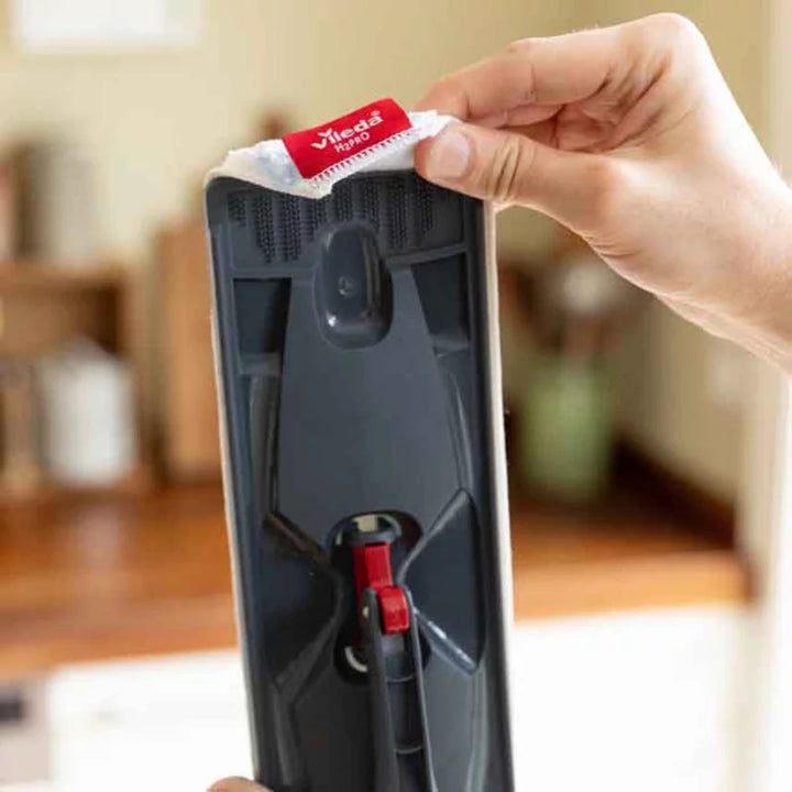 Vileda H2prO flat mop insert, microfiber, machine washable, 175786