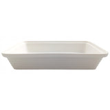 Maestro ceramic food warmer, rectangular, white color, capacity 1.7L, can be used in the oven, rack and lid with handle included, MR-11362-73