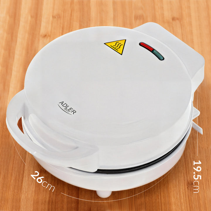 Adler doughnut maker, for 7 doughnuts, non-stick coating, white, 1500W, AD 3075