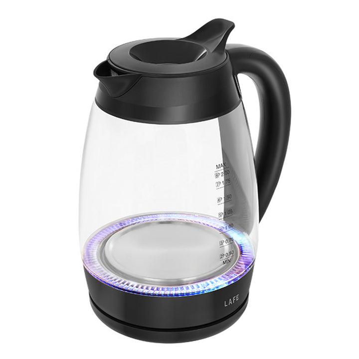Lafe electric kettle, power 2200W, capacity 2l, glass, Essential XL