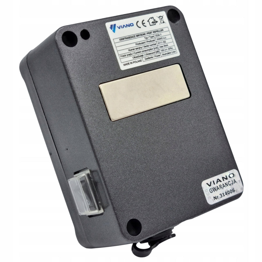 Wireless rodent, marten, mouse repellent Viano, built-in 4000mAh battery, large buzzer, ODA1