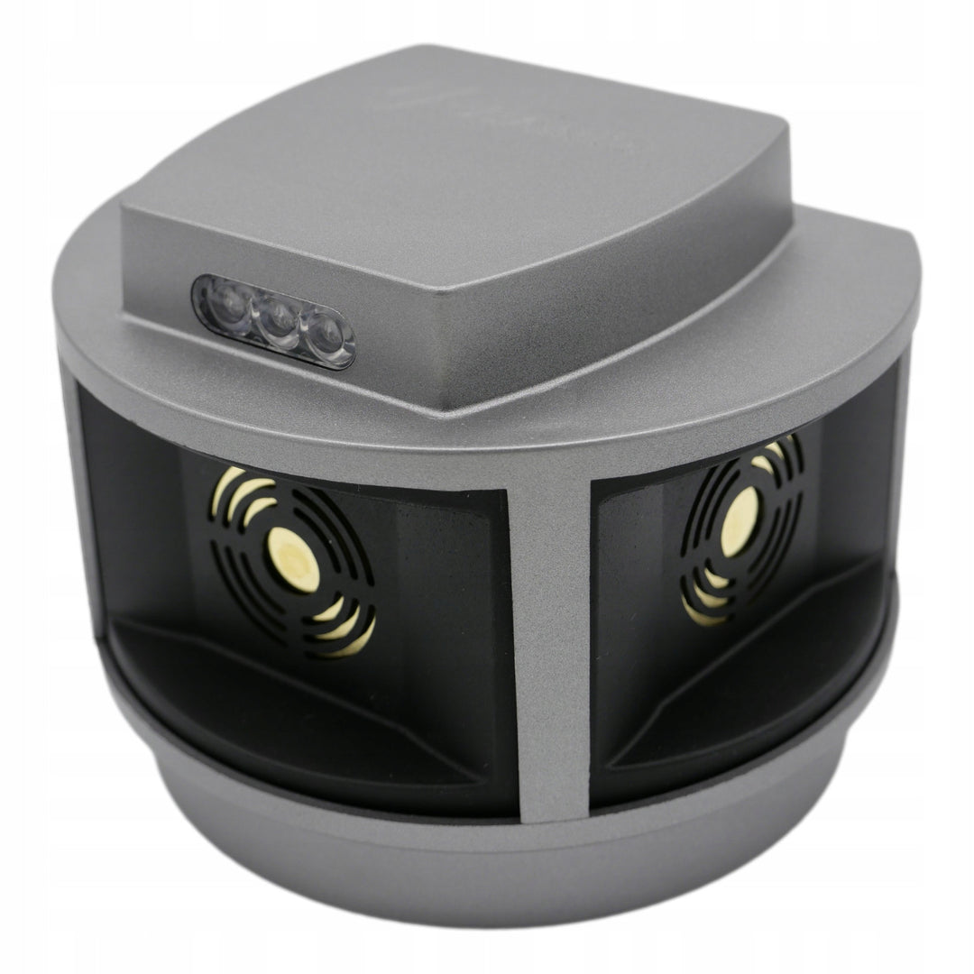 Rodent, marten, mouse repellent Viano, ultrasonic generator, strobe panel, three speakers, Trio-Strob