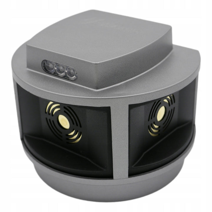 Rodent, marten, mouse repellent Viano, ultrasonic generator, strobe panel, three speakers, Trio-Strob