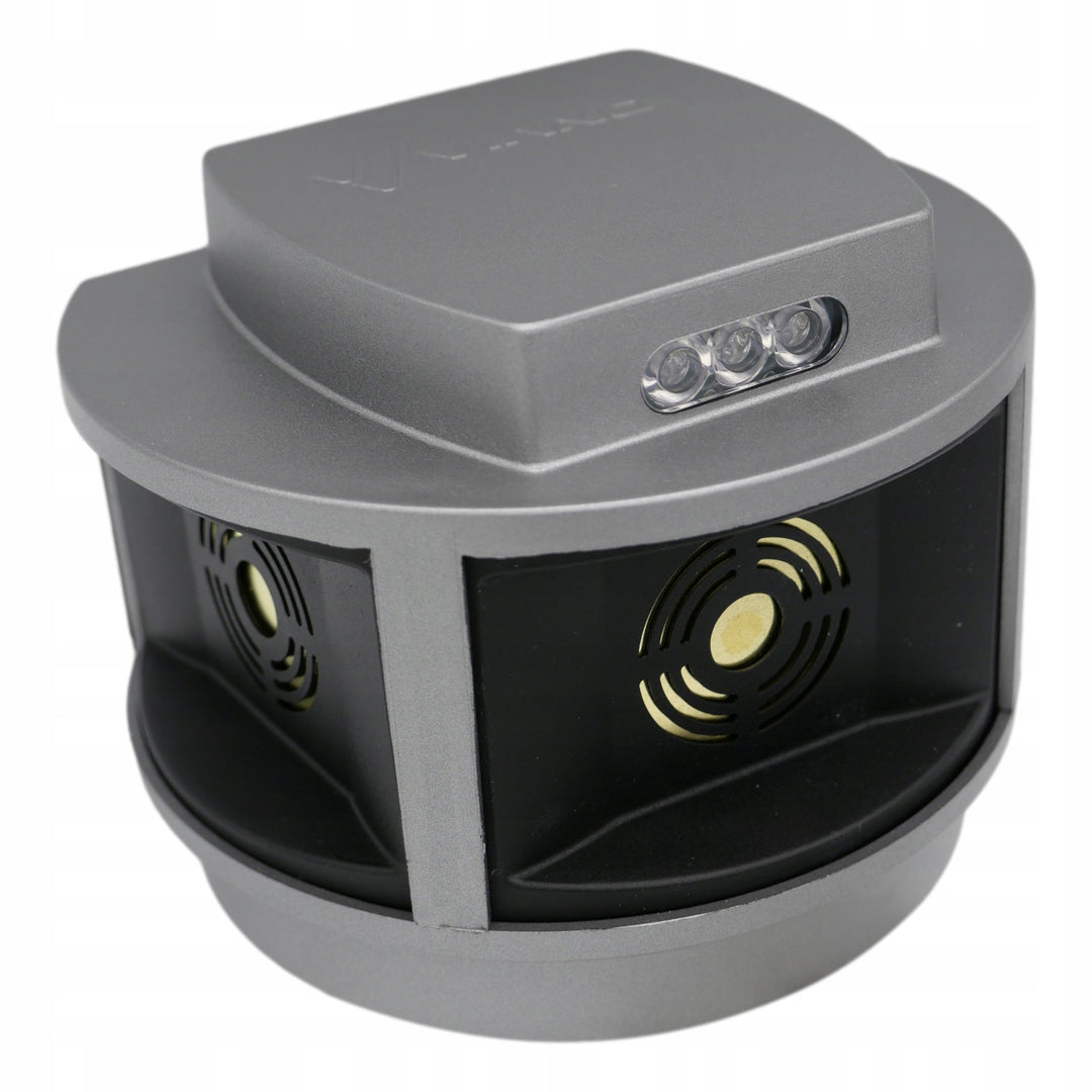 Rodent, marten, mouse repellent Viano, ultrasonic generator, strobe panel, three speakers, Trio-Strob