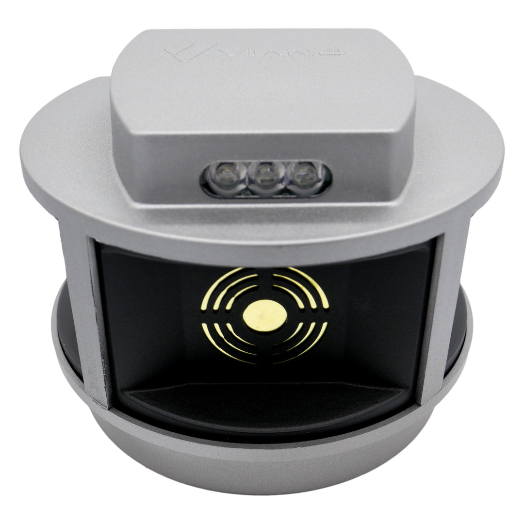 Rodent, marten, mouse repellent Viano, ultrasonic generator, strobe panel, three speakers, Trio-Strob