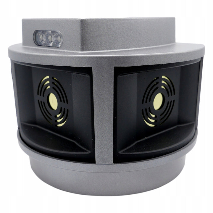 Rodent, marten, mouse repellent Viano, ultrasonic generator, strobe panel, three speakers, Trio-Strob