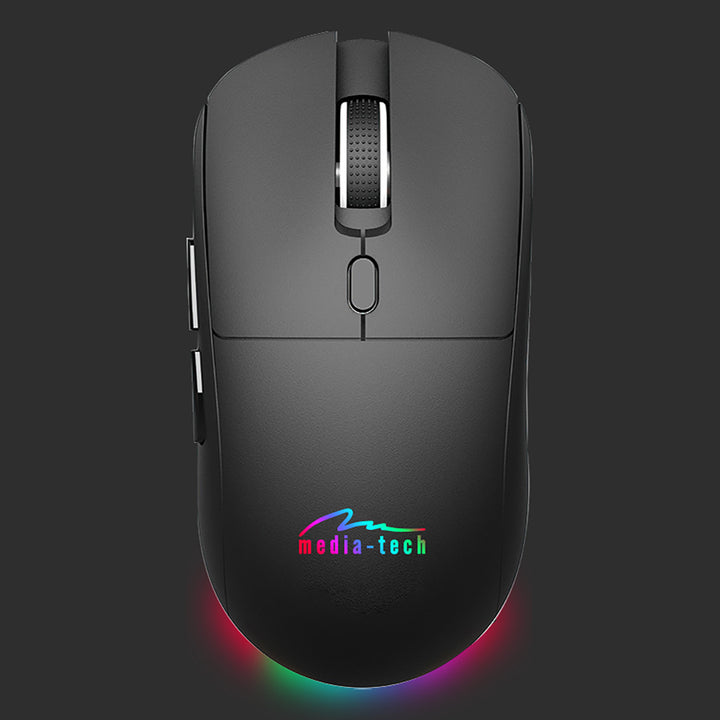 Wireless 2-in-1 (BT/RF) silent & recharge mouse MT1124, Media-Tech