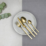 Cutlery set for 6 persons Como Gold 24-piece Gift Box AMBITION