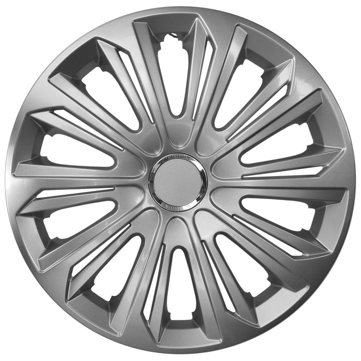 Universal hub cap 16'' NRM Strong silver lacquered 1 piece