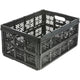 Keeeper Ida Folding Basket, 32L, Black Color, Durable and Easy to Clean