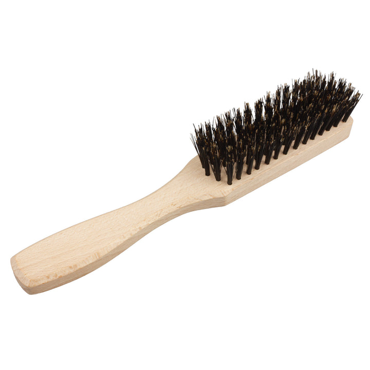 Hair brush with handle 100% boar bristles, wooden frame