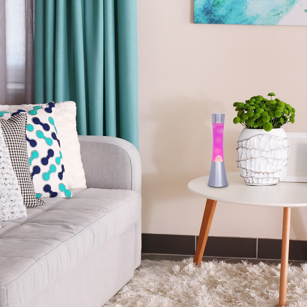 Decorative lamp, Minka, IP20, silver, GY6.35 1x MAX 20