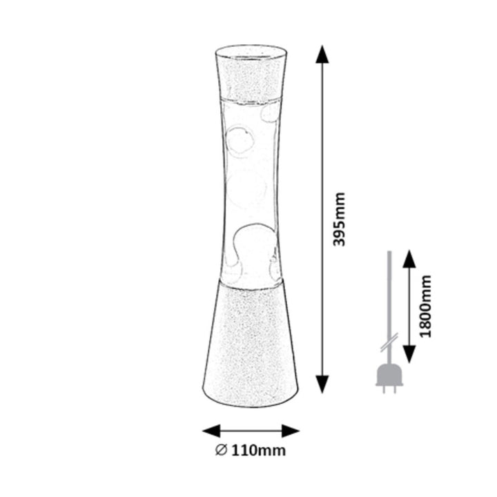 Decorative lamp, Minka, IP20, silver, GY6.35 1x MAX 20