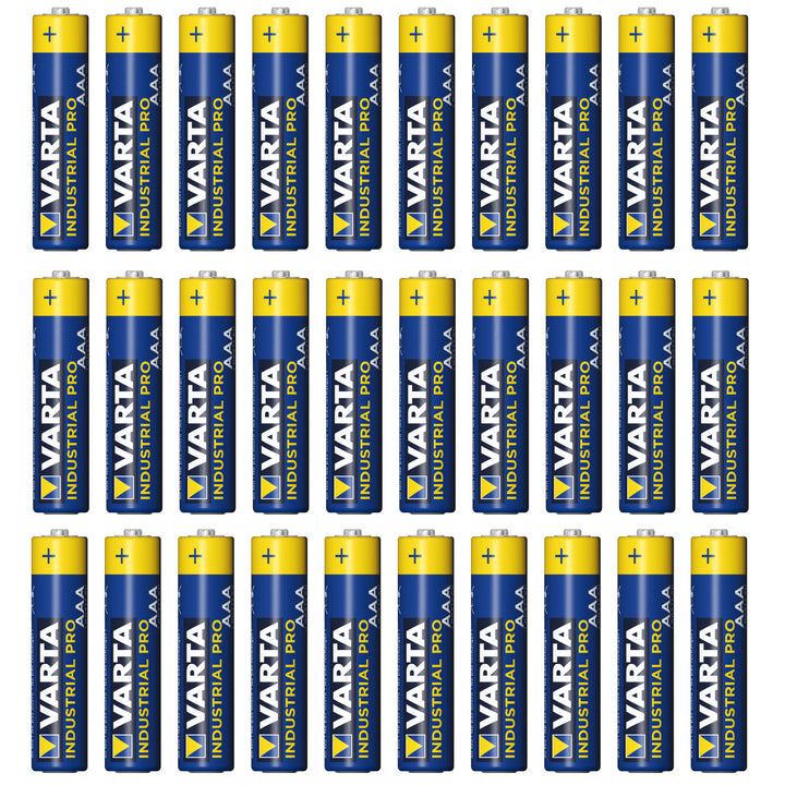30x R-03 LR03 AAA alkaline battery Varta Industrial 4003
