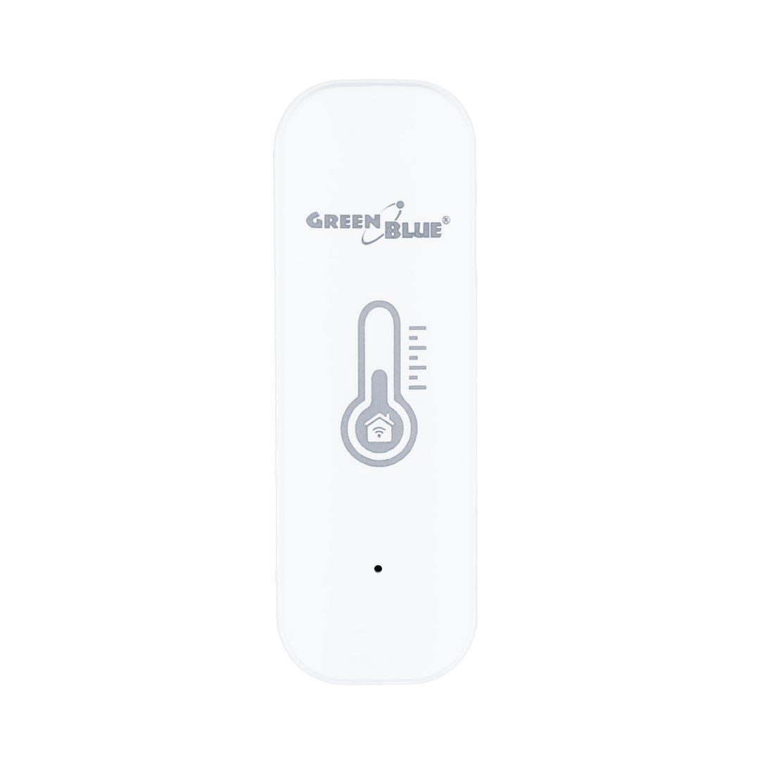 GreenBlue WiFi Temperature and Humidity Sensor, Android/iOS/Alexa/Google Home, 3.0V DC, LR03x2, GB737